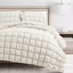 Kirklands Home Puff 3-pc. Full/Queen Comforter Set White Discount
