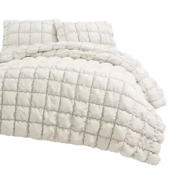Kirklands Home Puff 3-pc. Full/Queen Comforter Set White Discount
