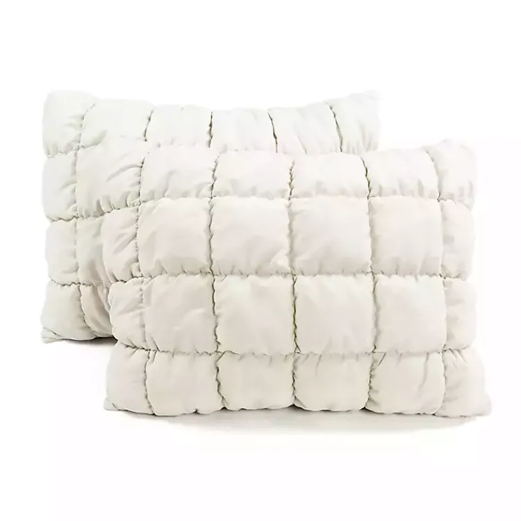 Kirklands Home Puff 3-pc. Full/Queen Comforter Set White Discount