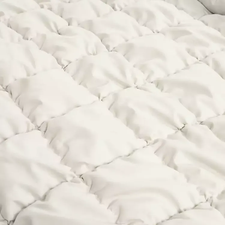 Kirklands Home Puff 3-pc. Full/Queen Comforter Set White Discount