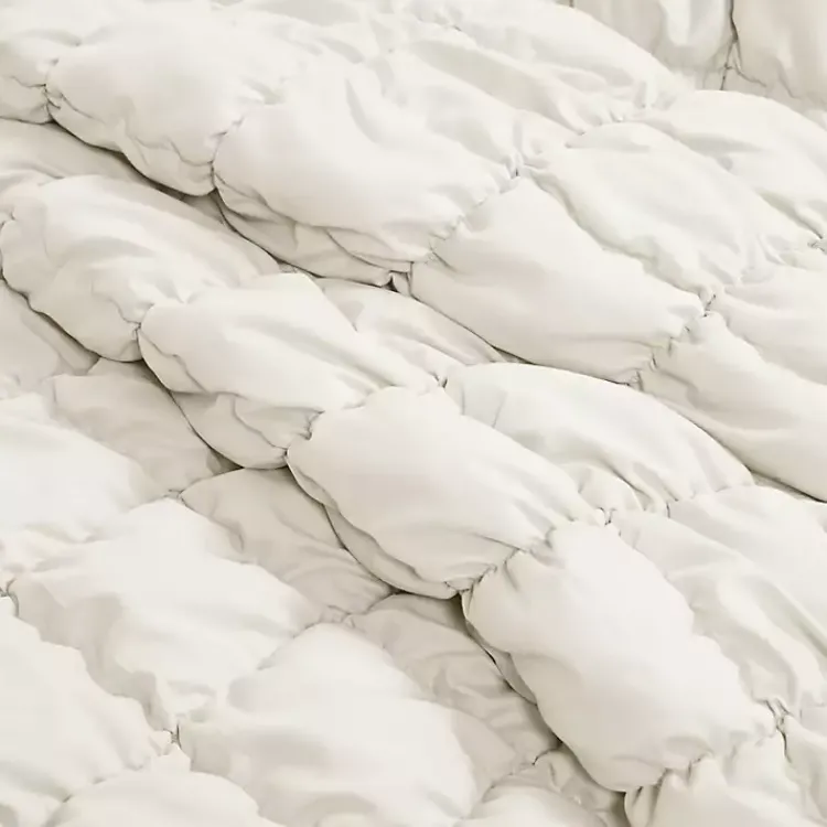 Kirklands Home Puff 3-pc. Full/Queen Comforter Set White Discount