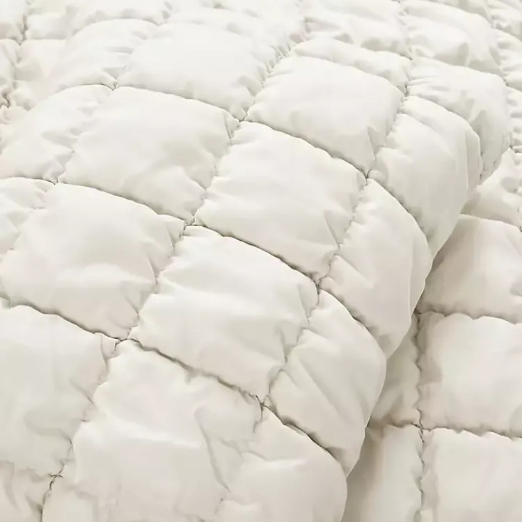Kirklands Home Puff 3-pc. Full/Queen Comforter Set White Discount