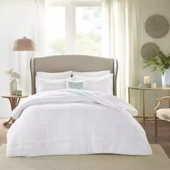 Kirklands Home White Quilted California King 5-pc. Comforter Set Online