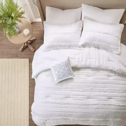 Kirklands Home White Quilted California King 5-pc. Comforter Set Online
