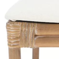 Kirklands Home Rattan Chiara Dining Chairs, Set of 2 White Sale