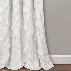 Kirklands Home Ravello Pintuck Curtain Panel, 84 in. White Clearance