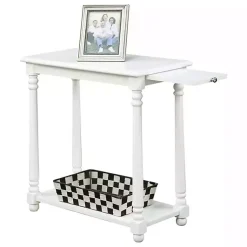 Kirklands Home Regent Wood Accent Table White Sale