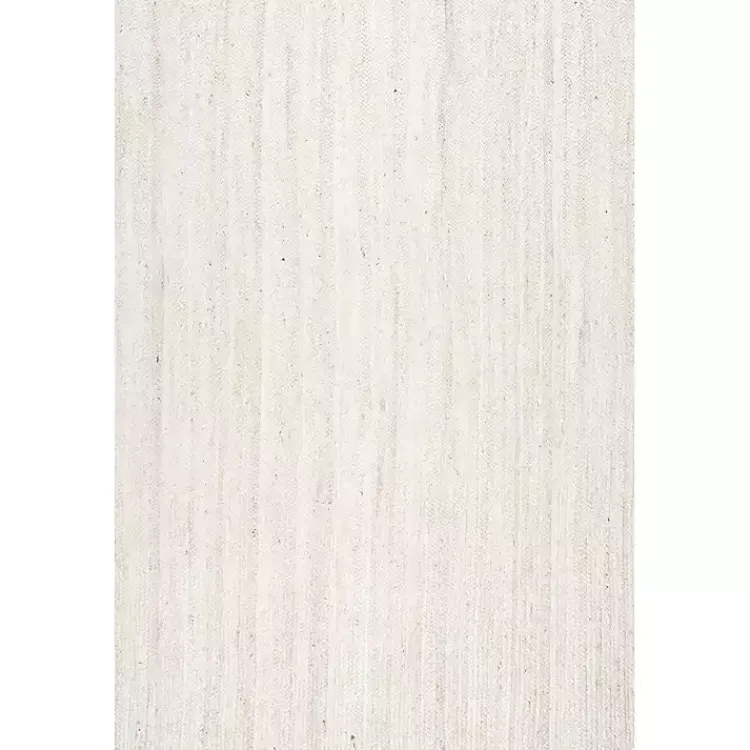 Kirklands Home Reno Woven Area Rug, 3x5 White Hot