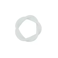Kirklands Home Resin Twisted Napkin Rings, Set of 4 White
