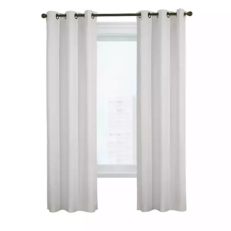 Kirklands Home Room Darkening Curtain Panel Set, 63 in. White Best