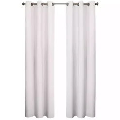 Kirklands Home Room Darkening Curtain Panel Set, 84 in. White Outlet