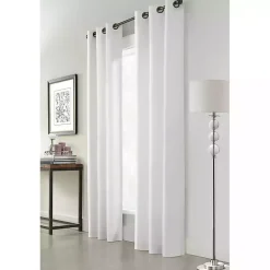 Kirklands Home Room Darkening Curtain Panel Set, 84 in. White Outlet
