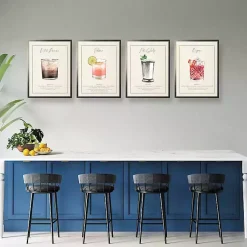 Kirklands Home White Russian Framed Art Print Brown Clearance