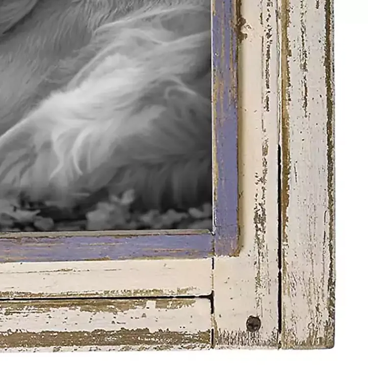 Picture Frames>Kirklands Home White Rustic Wooden Photo Frame, 8x10