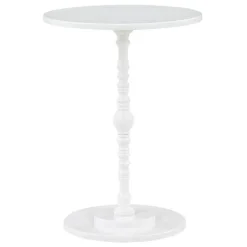 Kirklands Home Santel Spindle Accent Table White Clearance