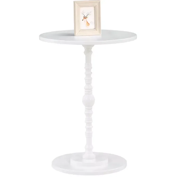 Kirklands Home Santel Spindle Accent Table White Clearance