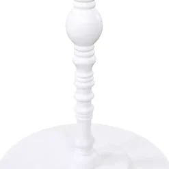 Kirklands Home Santel Spindle Accent Table White Clearance