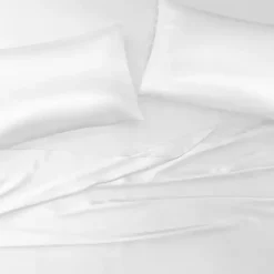 Kirklands Home Satin 6-pc. California King Sheet Set White Hot
