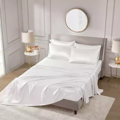 Kirklands Home Satin 6-pc. Full Sheet Set White