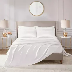 Kirklands Home Satin 6-pc. King Sheet Set White Online