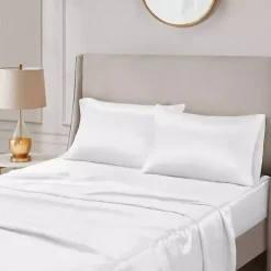 Kirklands Home Satin Standard 2-pc. Pillow Case Set White Sale