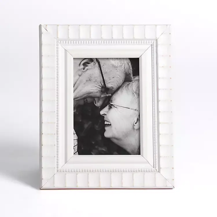 Picture Frames>Kirklands Home Scalloped Edge Picture Frame White