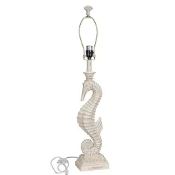Kirklands Home Seahorse Table Lamps, Set of 2 White Online