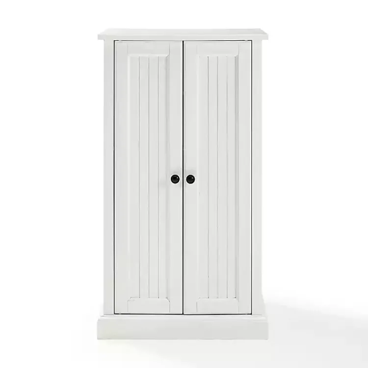 Kirklands Home Seaside Accent Cabinet White Hot
