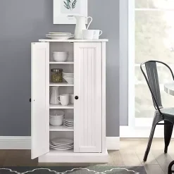 Kirklands Home Seaside Accent Cabinet White Hot