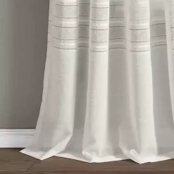 Kirklands Home Sheer Grommet Curtain Panel Set, 84 in. White