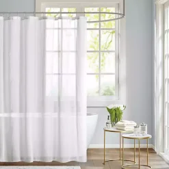 Kirklands Home Sheer Shower Curtain White Online