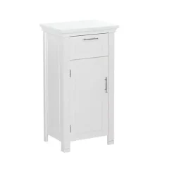 Kirklands Home Single Drawer Cabinet White