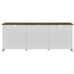 Kirklands Home Sliding Barn Door Media Cabinet White Sale
