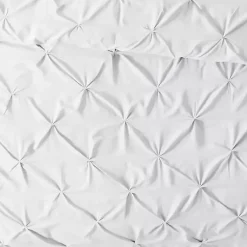 Kirklands Home Soft Pinched 3-pc. Twin Duvet Cover Set White Best