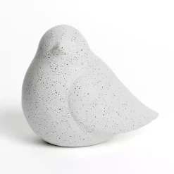 Statues & Figurines>Kirklands Home Speckled Bird Figurine White