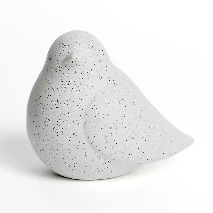 Statues & Figurines>Kirklands Home Speckled Bird Figurine White