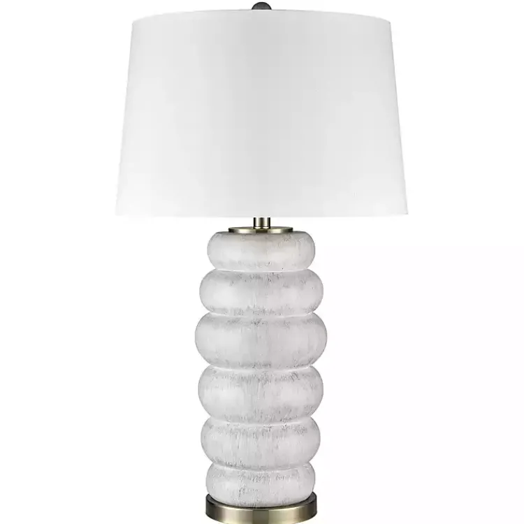 Kirklands Home Stacked Bubble Table Lamp White Discount