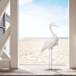 Statues & Figurines>Kirklands Home Standing Egret Statue, 18 in. White
