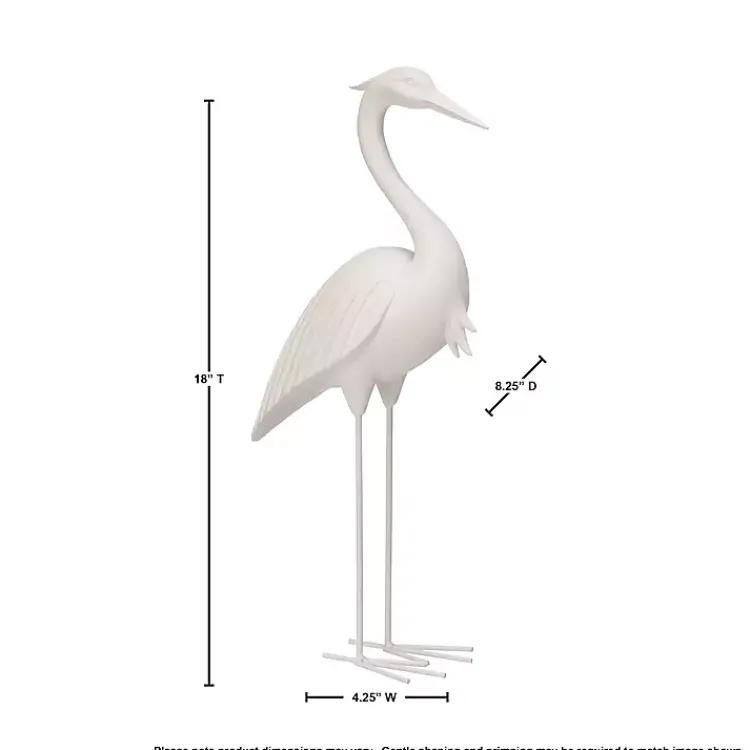 Statues & Figurines>Kirklands Home Standing Egret Statue, 18 in. White