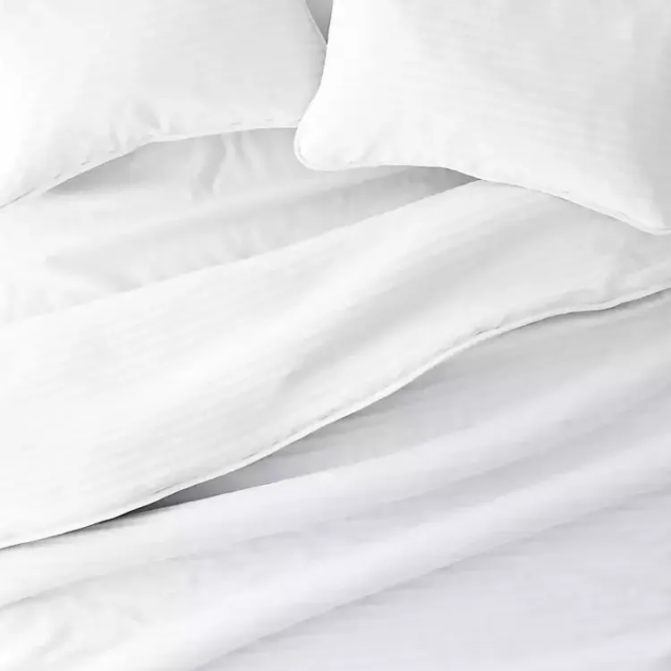 Kirklands Home Stitched Stripes 2-pc. Twin Quilt Set White