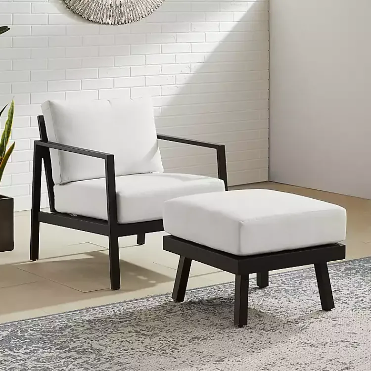 Kirklands Home White Sunbrella Cushions Holland Outdoor Chair Sale
