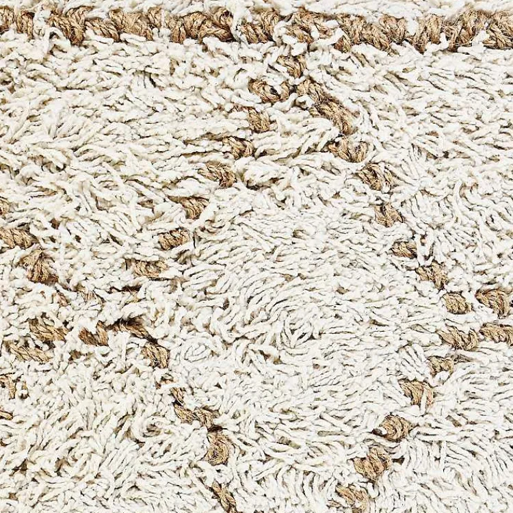 Pillows>Kirklands Home White Textured Diamond Throw Pillow