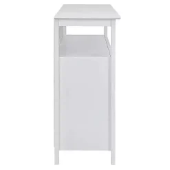 Kirklands Home Tiered Deluxe Cali Media Cabinet White Best