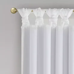 Kirklands Home Total Blackout Curtain Panel, 95 in. White Best
