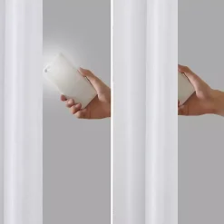 Kirklands Home Total Blackout Curtain Panel, 95 in. White Best