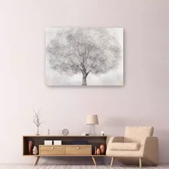 Kirklands Home White Tree Blossoms Canvas Art Print, 48x36 in. Hot