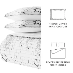 Kirklands Home White Trellis Reversible 3-pc. King Quilt Set Best