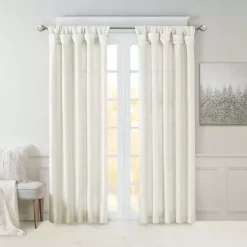 Kirklands Home Twist Top Curtain Panel, 95 in. White Online