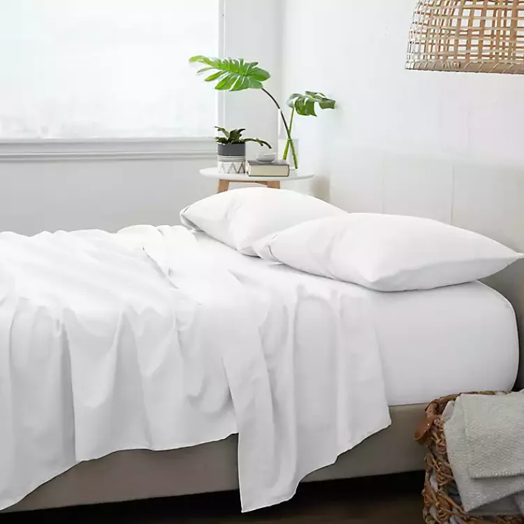 Kirklands Home Ultra Soft 4-pc. Queen Sheet Set White Outlet