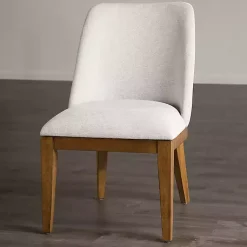 Kirklands Home Upholstered Cassie Dining Chairs, Set of 2 White Online